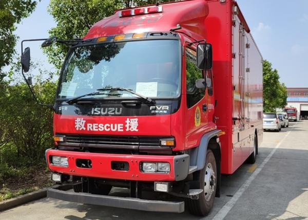 Lift Lighting System Equipment Fire Truck with Traction System Electric