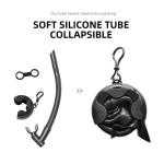 OEM Universal Dry Valve Snorkel Underwater Breathing Tube For Spearfishing
