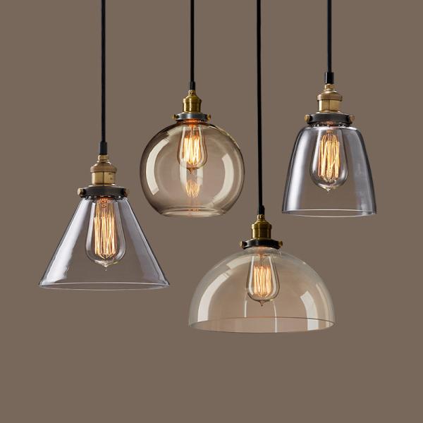 Vintage Glass Pendant Light Fixtures For Kitchen Dining room Decoration (WH-GP-18)