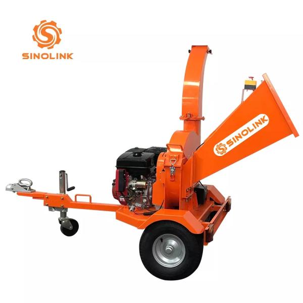 Atv Wood Chipper Machine Disc and shredder machine 13.5hp 14Hp 15Hp Timber Shredder