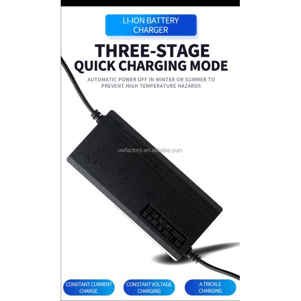 Input Voltage AC100-240V 50/60Hz E-forklifts 36V5A 48V 5A 60V5A 72V 5A Lithium Battery Charger with CE FCC ROHS Certification