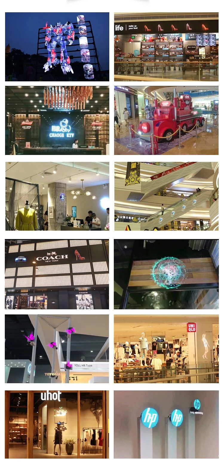 HDFocus 42cm 16gb Card Holographic Hologram Advertising Led Fan Display 3d Hologram Fan for Online Retailers