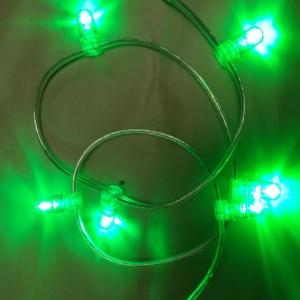 Wholesale green PVC crystal Wire DC 12V clip light 1000leds fairy light string 100m/roll led bud lights from china suppliers