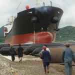 Natural Rubber Portable Ship Launching Airbag For Docking
