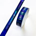 Event Customizable Paper Wristband Concert Music Festival Neon Rainbow Shiny