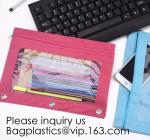 Stationery products Pencil Pouch Pvc Portable Pencil Case For Students,3 Ring