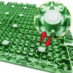 Mobile PP Plastic Modular Indoor Outdoor Multi purpose Basketball Court Tiles