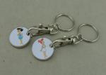 Market Trolley Keyring Die Casting Supermarket Trolley Tokens Brass Material