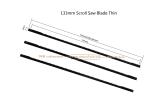 133mm Scroll Saw Blade Thin, Power Cut for Carton Moulder ,Parts of power