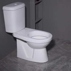 Wholesale White Washdown Close Coupled Two Piece Toilets WC S Trap Dual Flush from china suppliers