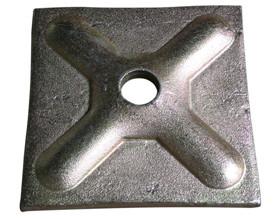 Square Pressed Scaffolding Accessories Tie Rod Washer Plate Tie Rod Nut and