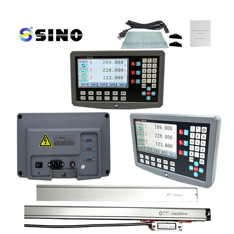 0.5um Resolution DRO 3 Axis Digital Readout Meter SDS2-3VA RS422 Signal