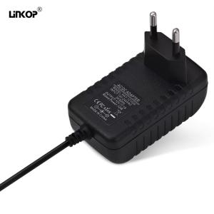 Wholesale Eu 12V 1A Wall LED Power Adapter AC DC 5525 Male Line for Home Appliance from china suppliers