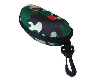 Wholesale 2024 hot eva zipper spectacles cases with client's logo embossed and clip from china suppliers