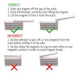 Kellin Neodymium Block Magnetics Super Strong Neodymium Magnet Bar Tool Holder 3