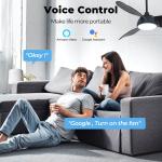 Tuya WiFi Smart Light 4 gang Switch Ceiling Fan Speed Control​​ Timer Voice