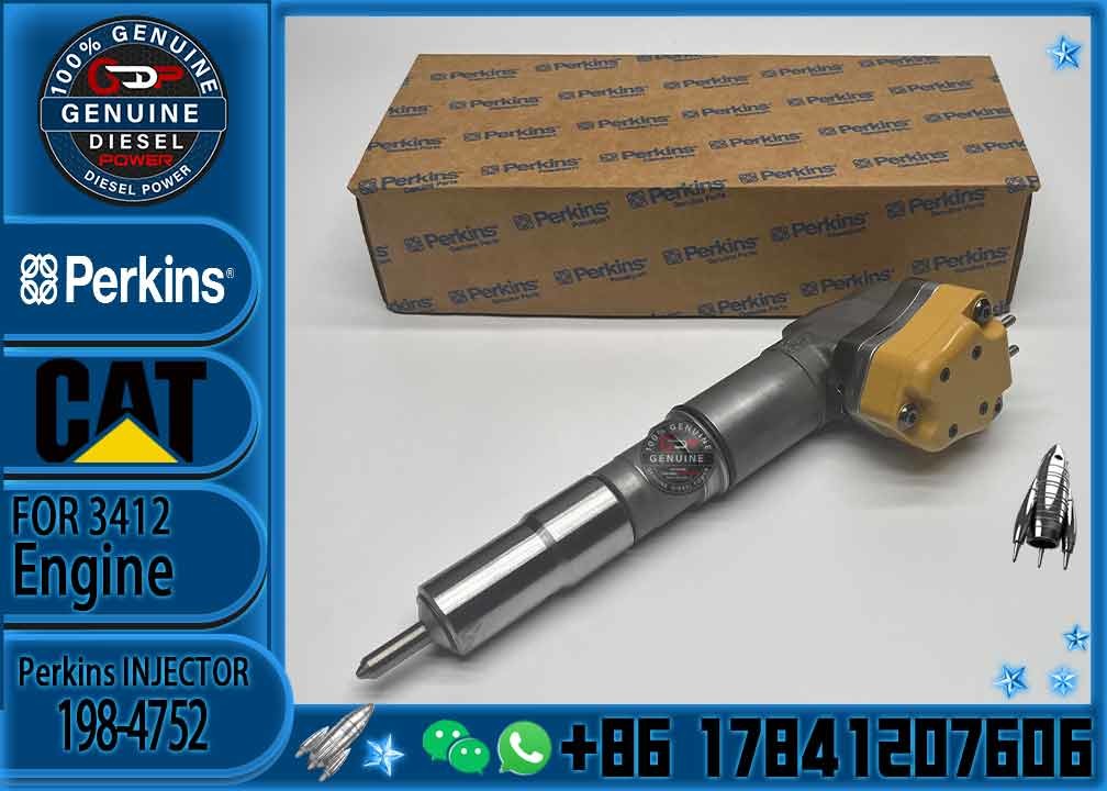 1734059 1747527 Excavator Spare Parts diesel fuel injector 2321173 173-4059 174-7527 198-4752 for CAT 3408 3412 E Diesel