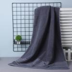 100% Organic Cotton Rectangle Bath Towels Set for Home Hotel Commercial White
