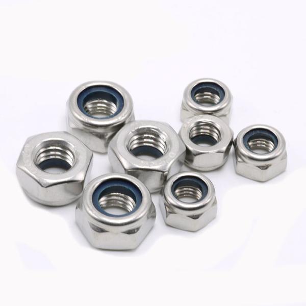 GB889 Stainless Steel DIN982 Hex Nylon Insert Lock Nut ISO7040 Nylon Insert Lock