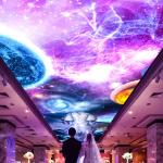 Interactive Projection Sky Screen Immersive Projector For Shopping Mall