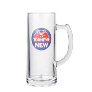 Wholesale Factory Wholesale Lead Free High Quality Crystal Transparent Glass Boot Beer Glass with Handle from china suppliers