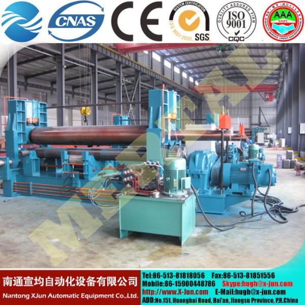 Spot! MCL W11STNC on a fully hydraulic large CNC roller Universal bending machine