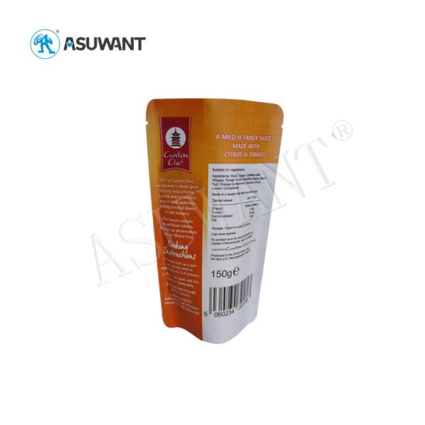 Custom Printed Food Packaging Bags Zip Lock Aluminum Foil Laminated With Logo