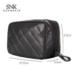 Luxury Plastic Zipper Travel Portable Makeup Bag Embroidery Logo