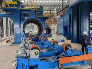Wholesale 3PE Pipe Three Layer PE Fbe Coating Machine Anticorrosion Blasting Production Line from china suppliers