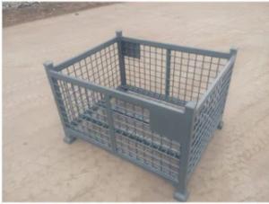 Wholesale Collapsible Stillage Pallet Cage 1200mm Height 4mm Wire Optional Wheels 1000kg-2000kg Load Capacity from china suppliers