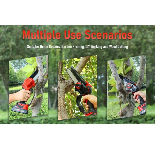 Mini Chainsaw Cordless Handheld Electric Chain Saw with Battery, Used for Tree Trimming Wood, Gift for Father, Husband, Man