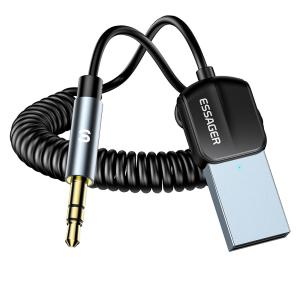 Wholesale Essager EB01 Series Male 3.5mm Jack Audio Bluetooth Adapter Blue Tooth Receiver from china suppliers