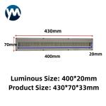 600W 385nm 395nm UV LED Lamp Water Cooling Wavelength uv ink glue cure