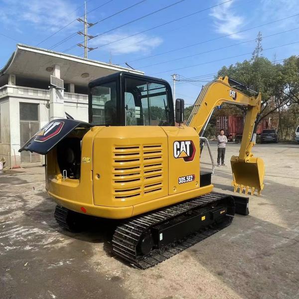 Used excavators CAT 305.5E cheap price used digger 5T CAT305.5 spots /constructi