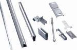 White Galvanized Steel Ceiling Accessories Ceiling Tiles Holder A Shaped