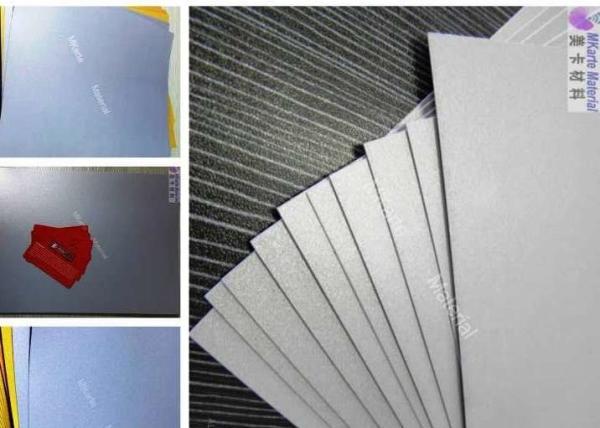 Sliver Printed PVC Sheet A4 A3 For Advertising Printing And Display PVC Card