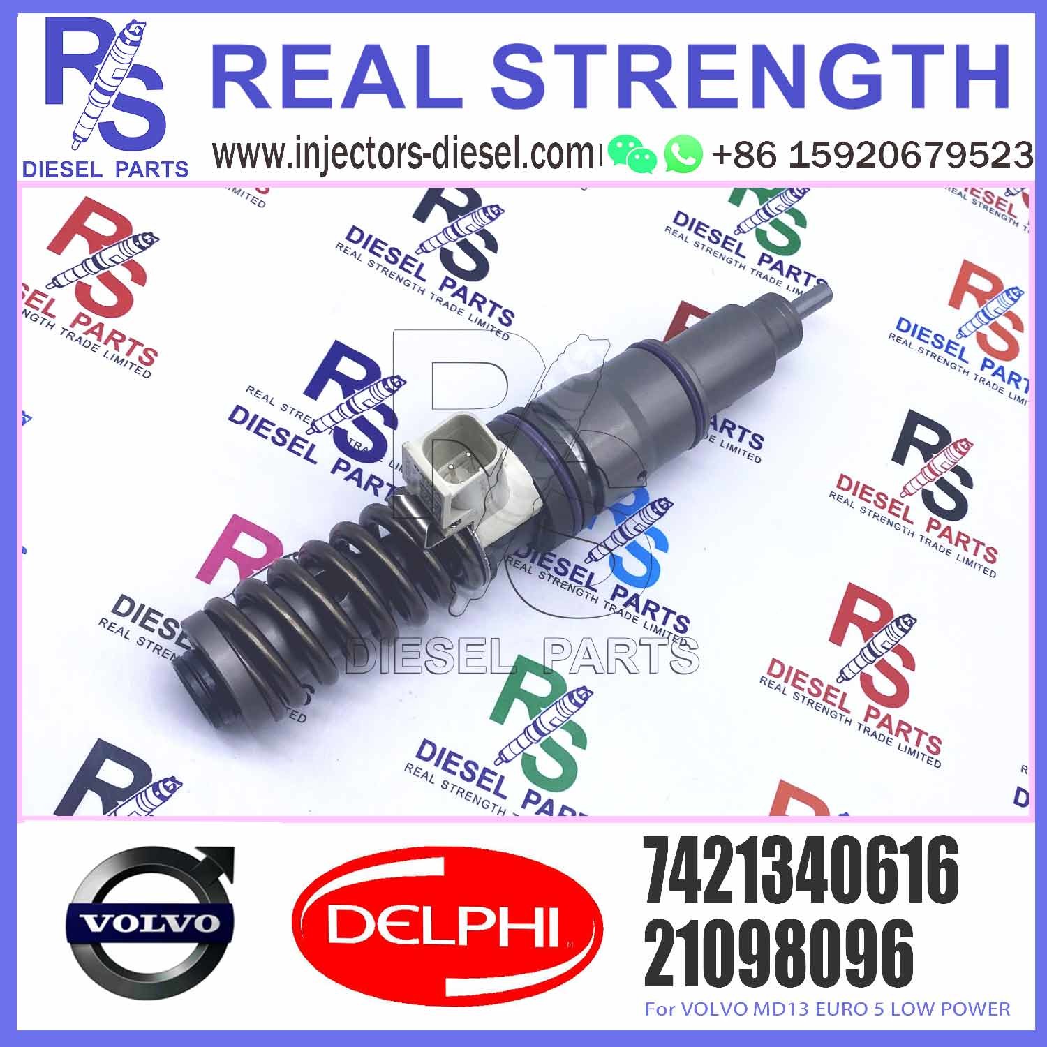Diesel Fuel Injector 21371679 7421340616 21340616 85003268 BEBE4D25001 For V-O-L-V MD13 EURO 5 LOW POWER