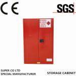 Red Paint Ink Chemical Hazardous Storage Cabinet heavy duty for SSMR100030P