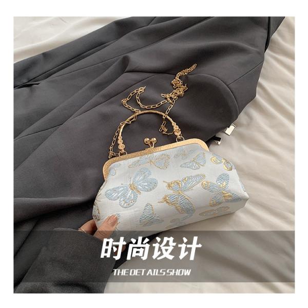 NEW CHINESE STYLE CHEONGSAM DINNER BAG FOR WOMEN 2024 SPRING/SUMMER NEW HANDBAG SENIOR CHAIN CROSSBODY BAG