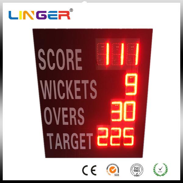 Waterproof Iron Cabinet Portable Electronic Cricket Scoreboard Low Power