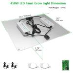 480W Dimmable Led Plant Grow Light 150lm Waterproof 4 Color Anti Shock