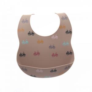Wholesale Baby Eating Wearable Soft  FDA BPA Free Baby Bib Food Catcher from china suppliers