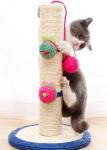 Small Sisal Cat Indoor Climbing Frame Scratcher Column Frame Claw Point