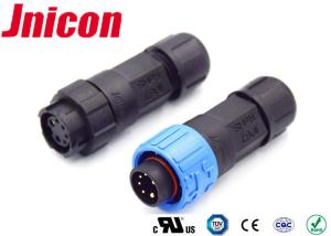 Wholesale Blue And Black Color 10A Waterproof Connectors 10mΩ Max Contact Resistance from china suppliers