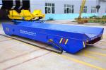 Heat Resist Electric Material Handling Cart , Flat Load Transfer Trolley