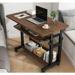 Wholesale Simple Brown Wooden Coffee Standing Table for Office Work Station 80 kgs/lbs Capacity from china suppliers