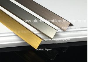 Wholesale Durable Brushed Aluminum Corner Guards Equal Angle Extrusion Profile from china suppliers