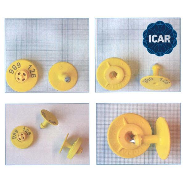 ISO11784/85 FDX-B Livestock Ear Tag Set Durable Waterproof TPU ET908 + T901
