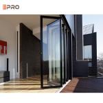 Exterior Bi Folding Glass Door Aluminium Folding Doors Saves Space
