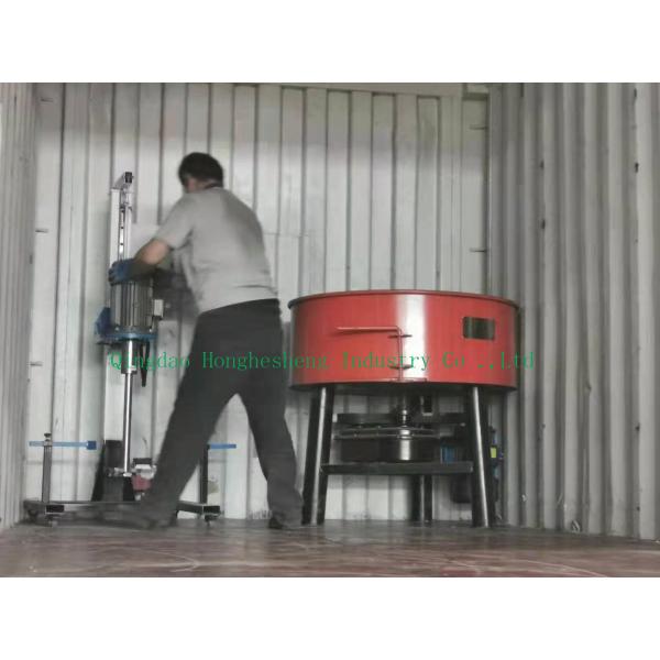Crumb Rubber Machine For Mixing Rubber Granules , Pigment And Glue